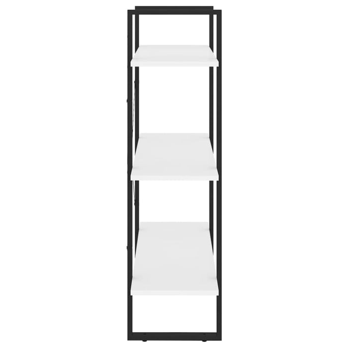 Book Cabinet White 80x30x105 Cm Chipboard Nblpxi