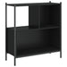 Bookcase Black 72x28x77.5 Cm Engineered Wood Ntnnin