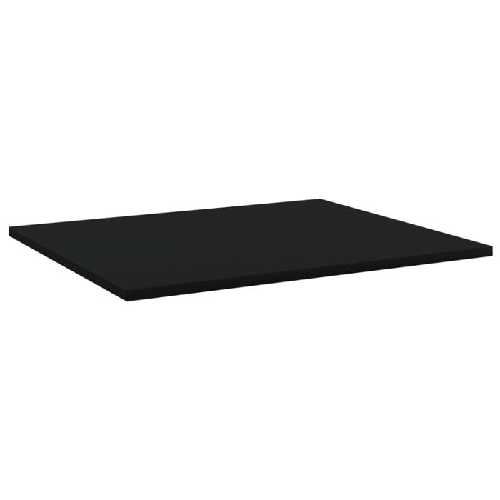 Bookshelf Boards 4 Pcs Black 60x50x1.5 Cm Chipboard Nbpxln