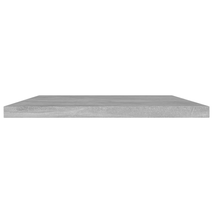Bookshelf Boards 4 Pcs Concrete Grey 60x30x1.5 Cm Chipboard