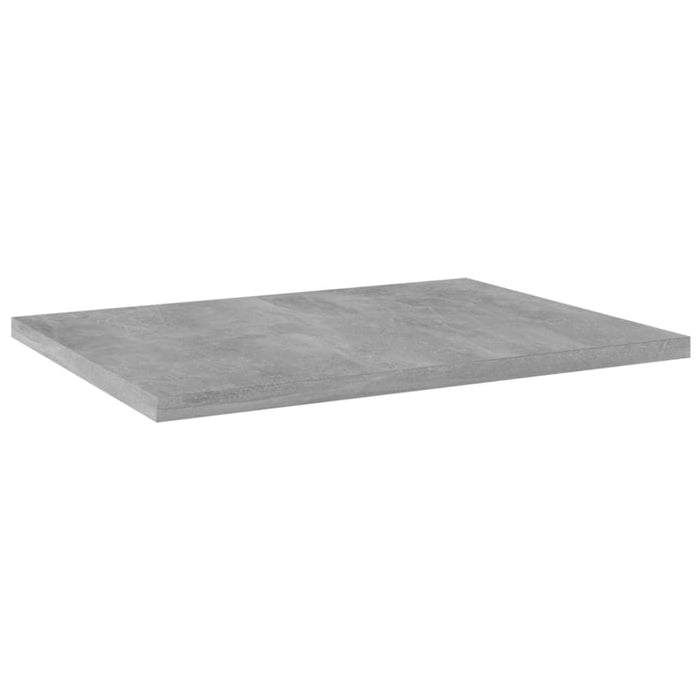 Bookshelf Boards 4 Pcs Concrete Grey Chipboard Nbpolx