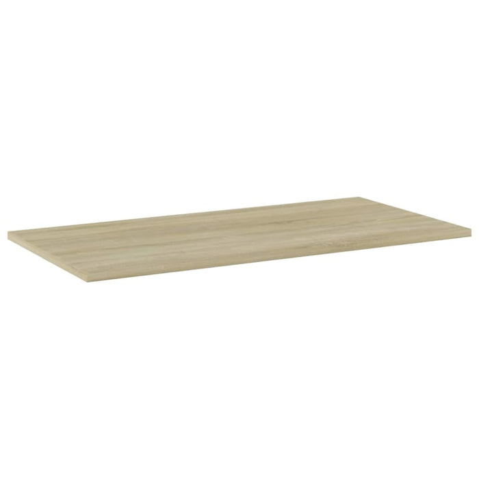 Bookshelf Boards 4 Pcs Sonoma Oak Chipboard Nbpttl