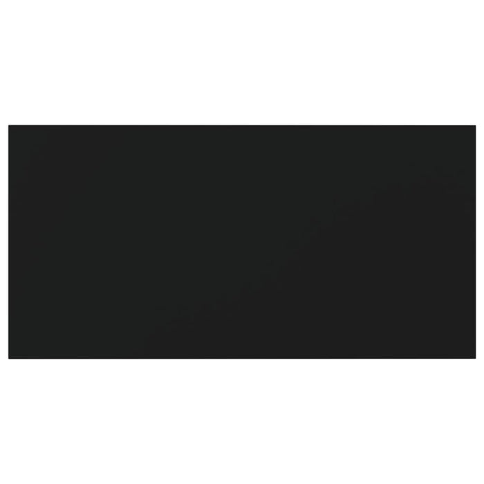 Bookshelf Boards 8 Pcs Black Chipboard Nbptoi