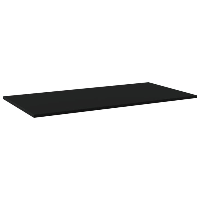Bookshelf Boards 8 Pcs Black Chipboard Nbptoi