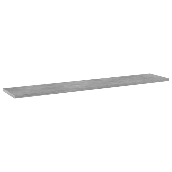 Bookshelf Boards 8 Pcs Concrete Grey 100x20x1.5 Cm