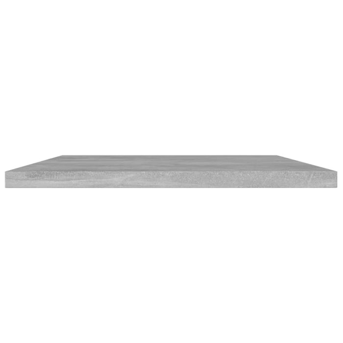 Bookshelf Boards 8 Pcs Concrete Grey 100x20x1.5 Cm