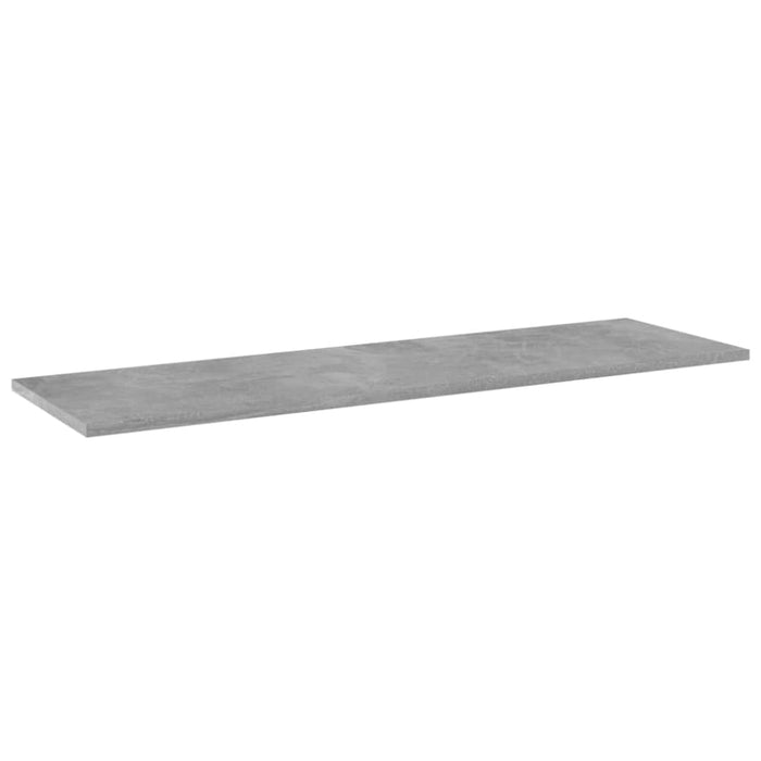 Bookshelf Boards 8 Pcs Concrete Grey 100x30x1.5 Cm