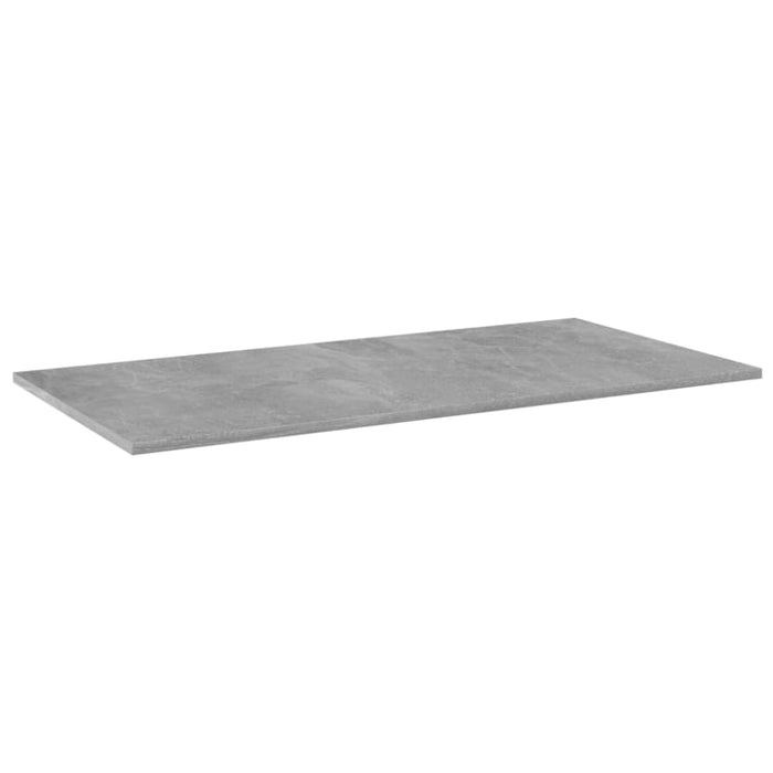 Bookshelf Boards 8 Pcs Concrete Grey 80x30x1.5 Cm Chipboard