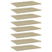 Bookshelf Boards 8 Pcs Sonoma Oak Chipboard Nbpxpi