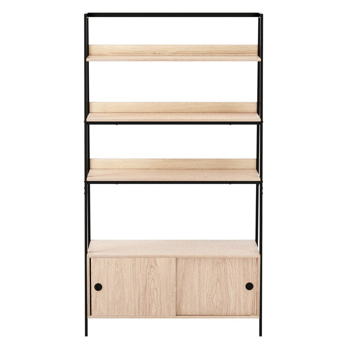 Bookshelf with Cabinet Mira Oak