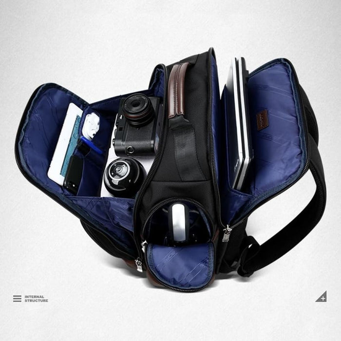 Bopai 11 85301 15.6 Large Capacity Multi Layer Zipper Bag