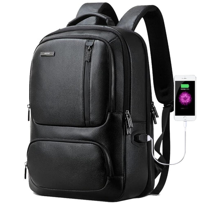 Bopai 851 023911 Top Grain Leather Business Breathable Anti