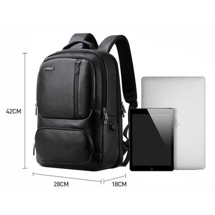 Bopai 851 023911 Top Grain Leather Business Breathable Anti