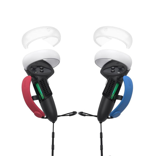 Both Side Controller Grips with Hand Strap for Oculus Quest