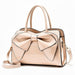Bow Bright Leather Ladies Handbag