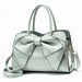 Bow Bright Leather Ladies Handbag