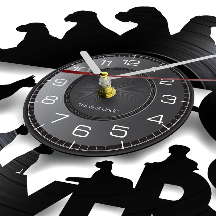 Boxer Dog Vinyl Record Wall Clock