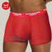 Men Boxer Shorts Underwear Mesh Breathable Ice Silk