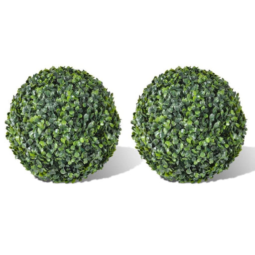 Boxwood Ball Artificial Leaf Topiary 35 Cm 2 Pcs Abnix