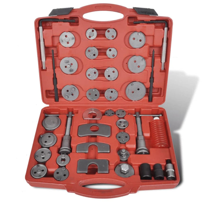 Brake Caliper Piston Wind Back Tool Kit 40 Pcs Xobxio