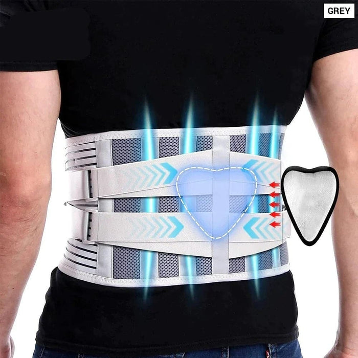 Breathable Anti-skid Lower Back Brace Belt for Pain Relief