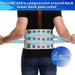 Breathable Anti-skid Lower Back Brace Belt for Pain Relief