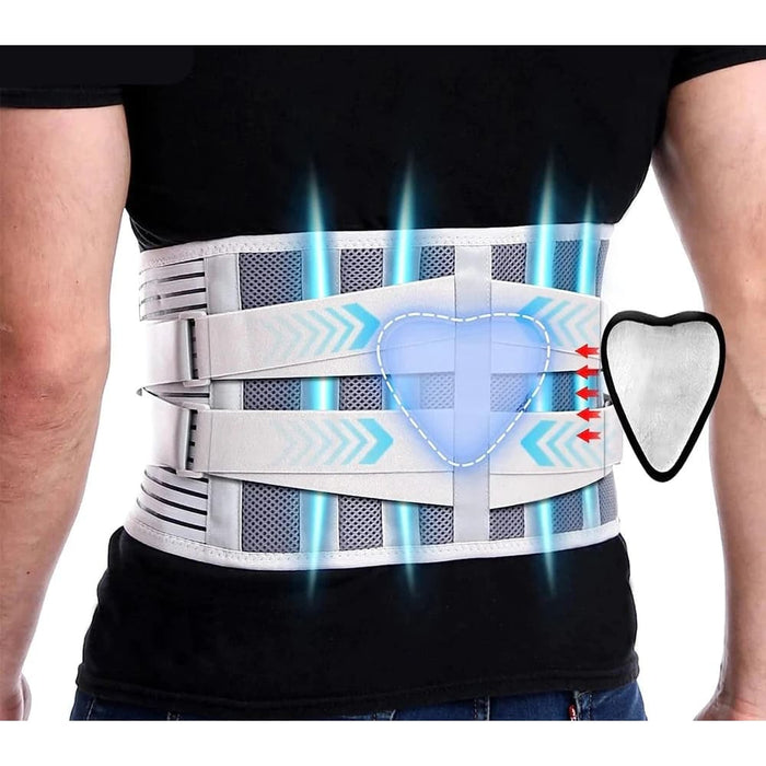 Breathable Anti-skid Lower Back Brace Belt for Pain Relief