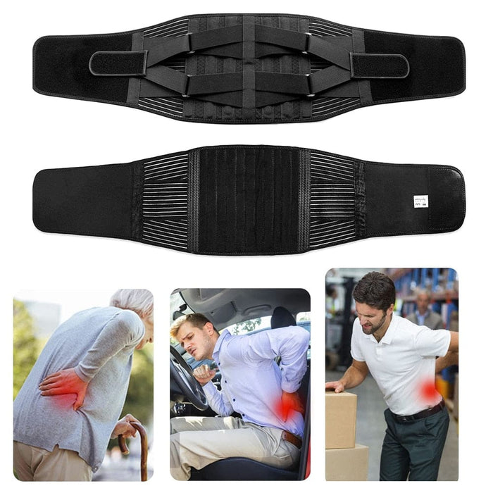 Breathable Anti-skid Waist Braces Belt with 16-hole Mesh