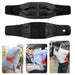 Breathable Anti-skid Waist Braces Belt with 16-hole Mesh
