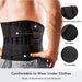 Breathable Anti-skid Waist Braces Belt with 16-hole Mesh