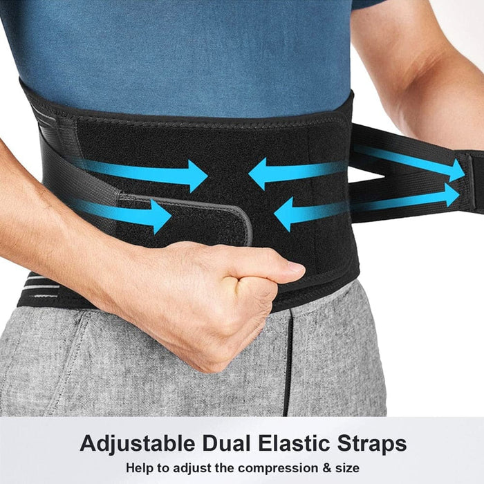 Breathable Anti-skid Waist Braces Belt with 16-hole Mesh