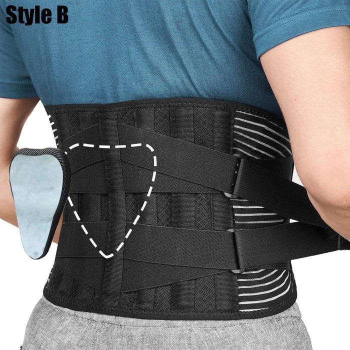 Breathable Anti-skid Waist Braces Belt with 16-hole Mesh