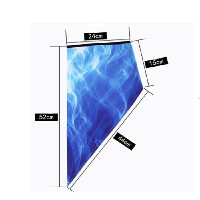 1pc Breathable Anti-uv Summer Ice Silk Cycling Face Mask