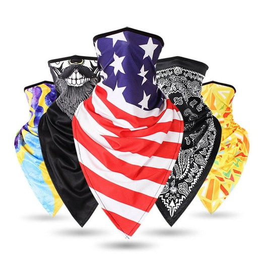 1pc Breathable Anti-uv Summer Ice Silk Cycling Face Mask