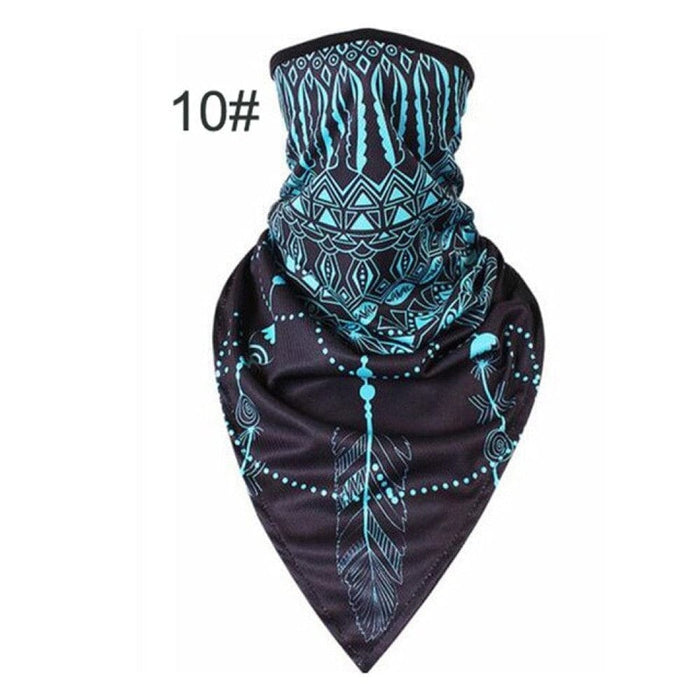 1pc Breathable Anti-uv Summer Ice Silk Cycling Face Mask