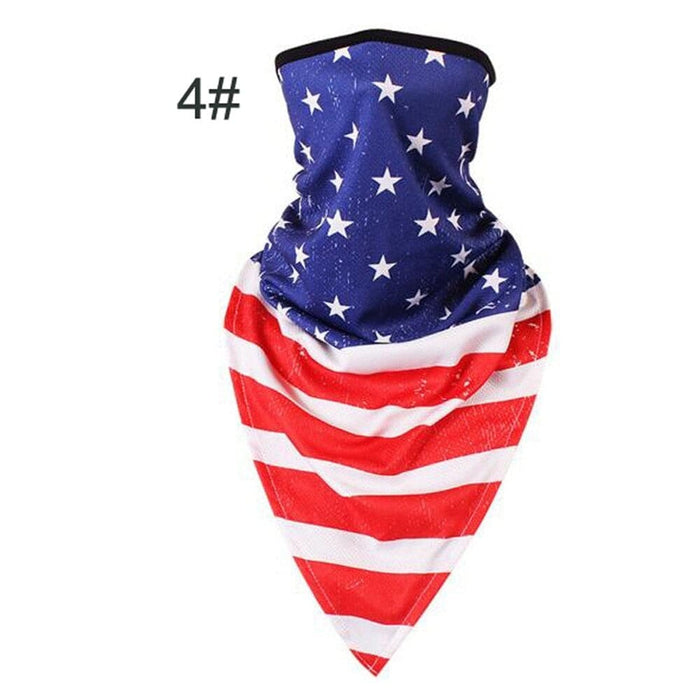 1pc Breathable Anti-uv Summer Ice Silk Cycling Face Mask