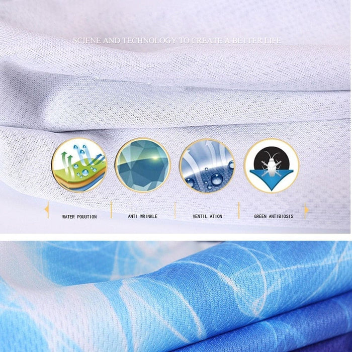 1pc Breathable Anti-uv Summer Ice Silk Cycling Face Mask