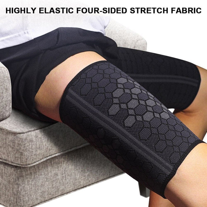 Breathable Elastic Thigh Compression Sleeves for Muscle