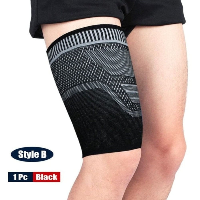 Breathable Elastic Thigh Compression Sleeves for Muscle