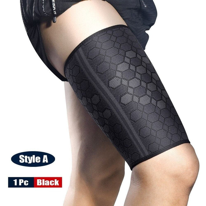 Breathable Elastic Thigh Compression Sleeves for Muscle