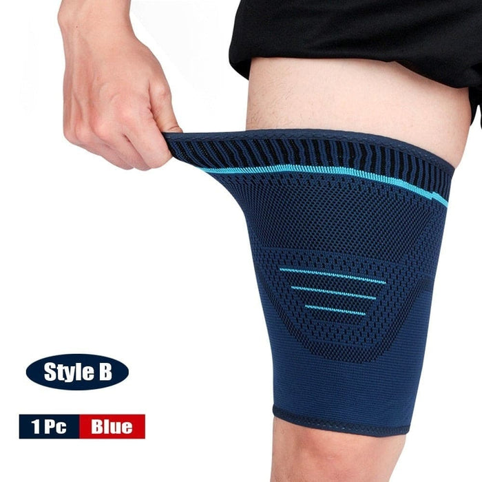 Breathable Elastic Thigh Compression Sleeves for Muscle