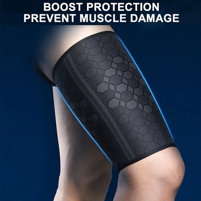 Breathable Elastic Thigh Compression Sleeves for Muscle