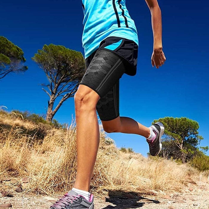 Breathable Elastic Thigh Compression Sleeves for Muscle