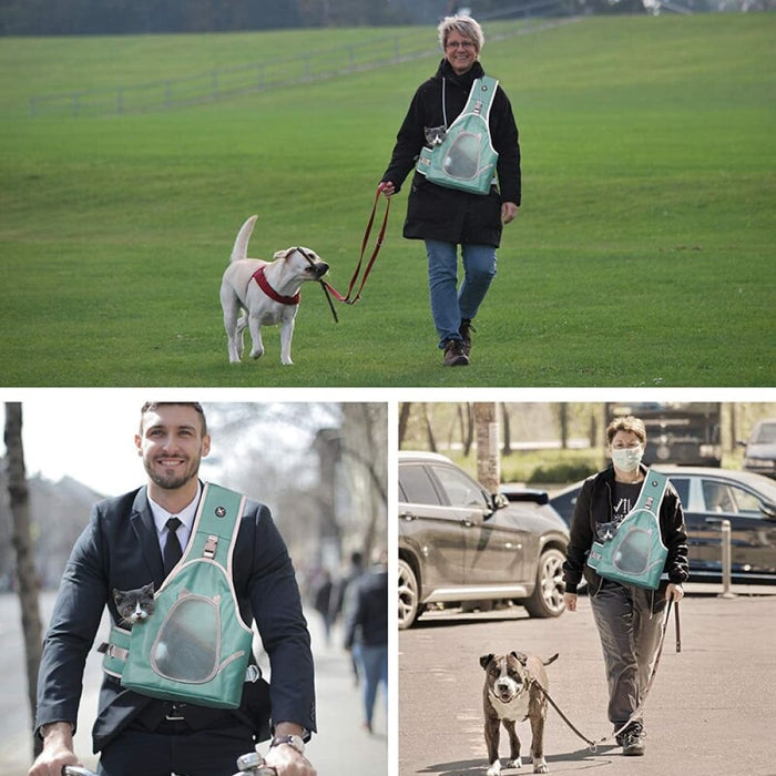 Breathable Foldable Reflective Pet Carrier Sling Travel