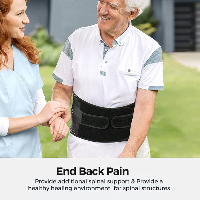 Breathable Lower Back Brace Support Belt Pain Relief