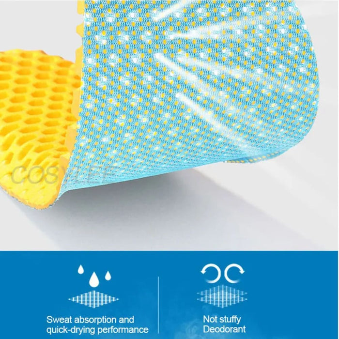 Breathable Memory Foam Insoles for Running Shoes