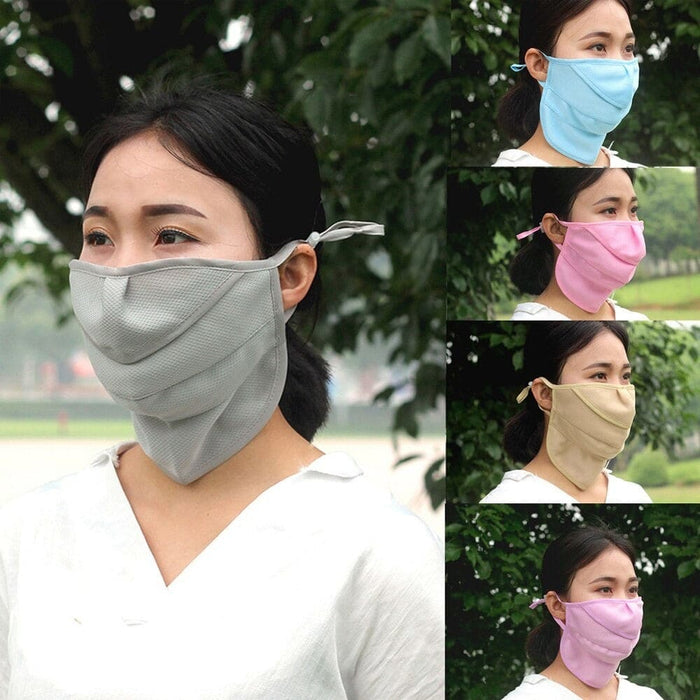 Breathable Uv Protection Face Mask Cover For Outdoor Running