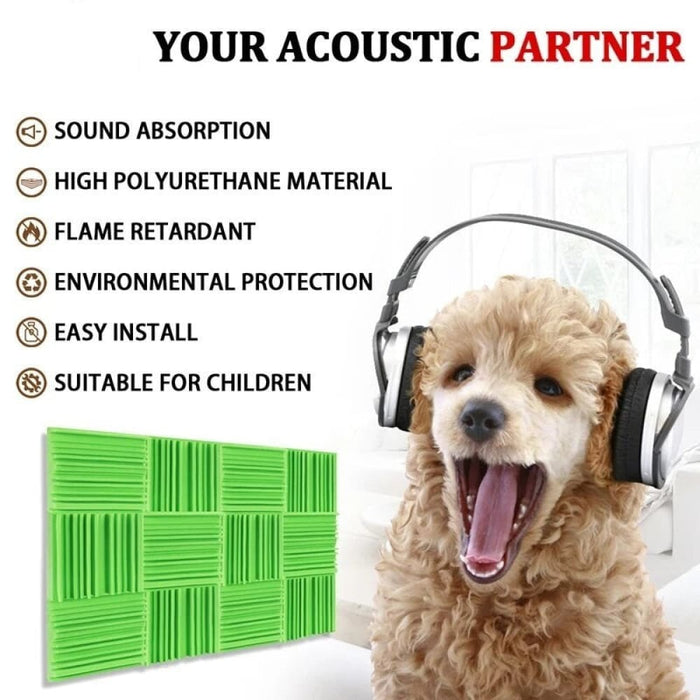 Broadband Sound Absorber Acoustic Foam Panels 6/12/24 Pack