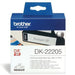 Brother Dk22205 Continuous Length Paper Label Tape 62mm x