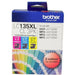 Brother Lc135xlcl3pk Cmy Colour High Yield Ink Cartridge